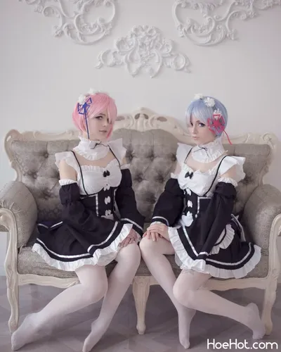 Olyashaa - Rem &amp; Ram nude cosplay leaked 306504