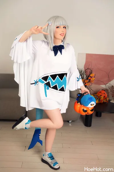 Caticornplay - Gawr Gura Halloween nude cosplay leaked 400429