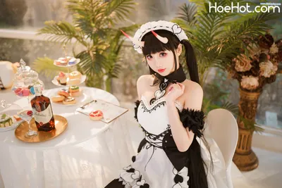 [面饼仙儿] 能代女仆 Azur Lane Noshiro Maid nude cosplay leaked 315986