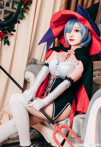 [桃墨公子] 万圣节的蕾姆 Halloween Rem nude cosplay leaked 199096