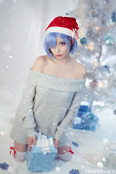 Akariia - Rem XMAS nude cosplay leaked 297879