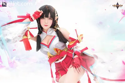 Arena of Valor Cosplay Fox Shrine Maiden Tel&#039;Annas nude cosplay leaked 60948