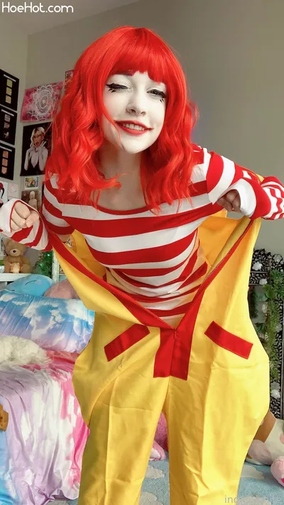 Indigo White - Ronald McDonald nude cosplay leaked 259556