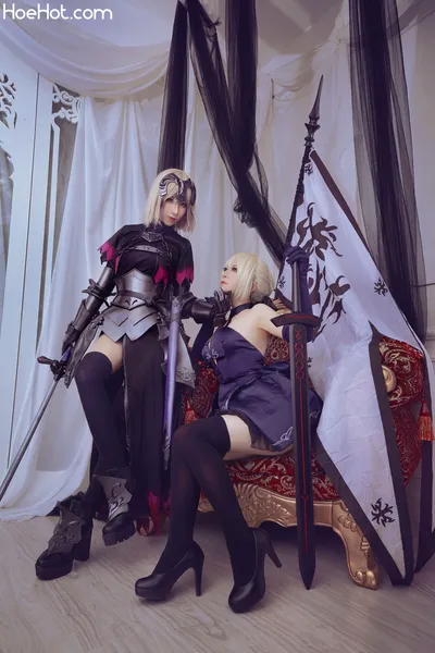 [BANBANKO &amp; sophia-kotokoyo] Altria Pendragon Alter &amp; Jeanne d&#039;Arc Alter nude cosplay leaked 433757