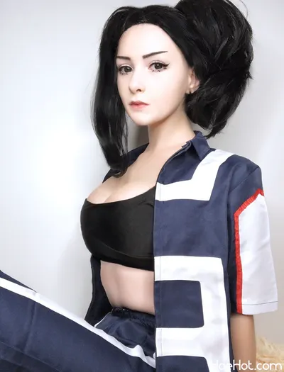 Nikachi  - Momo Yaoyorozu nude cosplay leaked 605909