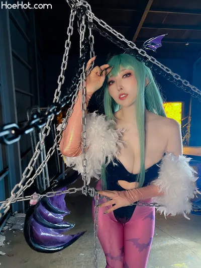 Momoiro Reku - Morrigan nude cosplay leaked 301656