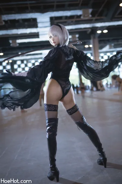 快乐的莲某人 Arika Ren 2B 黑花嫁 nude cosplay leaked 271301