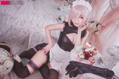 Mimmissu - Mashu maid nude cosplay leaked 8745