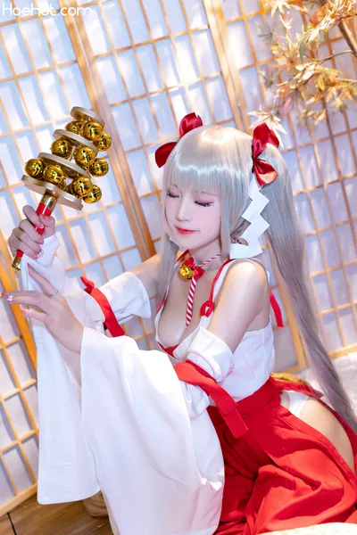 miko酱ww - 可畏巫女 nude cosplay leaked 429319