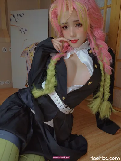 [钛合金TiTi] 鬼灭之刃 恋柱 Kanroji Mitsuri nude cosplay leaked 223064