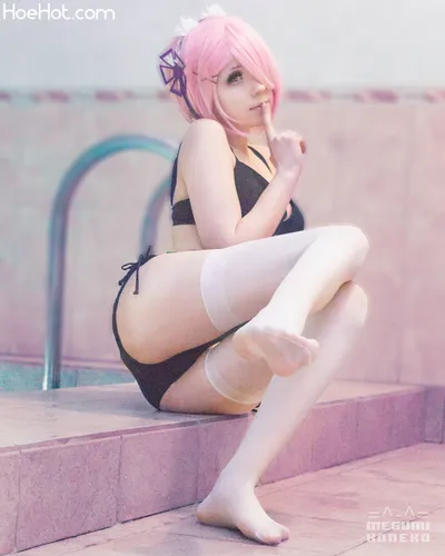 Megumi Koneko - Ram bikini nude cosplay leaked 366583