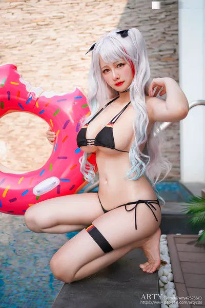 Arty Huang - Prinz Eugen nude cosplay leaked 23791