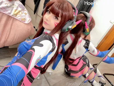 Monoki Chan - D.Va (Selfie Set) nude cosplay leaked 94173