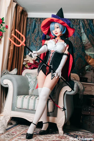 [桃墨公子] 万圣节的蕾姆 Halloween Rem nude cosplay leaked 199106