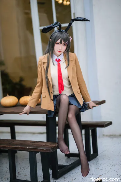 瓜希酱 - 樱岛麻衣 校服 nude cosplay leaked 42188