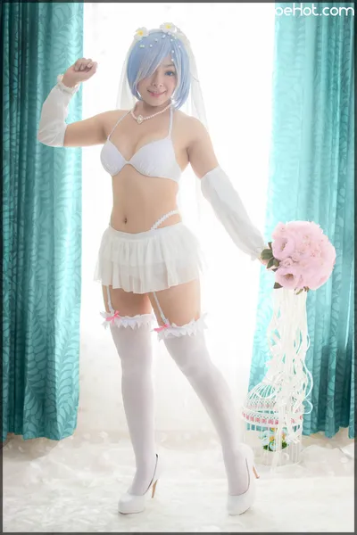 Hitomi Locks - Bride Rem nude cosplay leaked 295444