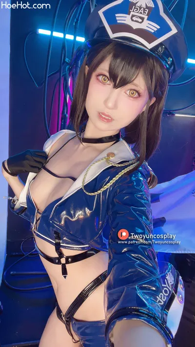 Twoyun cosplay / AzurLane / Baltimore Finish Line Flagbearer nude cosplay leaked 337791