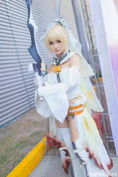 [只是简言] cos白色暴君尼禄花嫁 nude cosplay leaked 470344