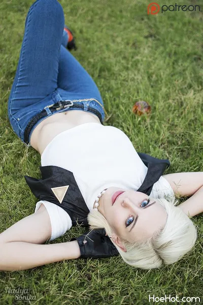 NadyaSonika - Android 18 nude cosplay leaked 597536