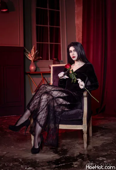 Dio Sixx - Morticia Addams nude cosplay leaked 514803