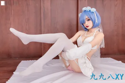 九九八吖 - 蕾姆花嫁 nude cosplay leaked 22796