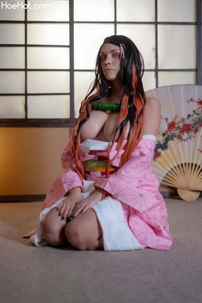 Octokuro - Nezuko Kamado nude cosplay leaked 168598