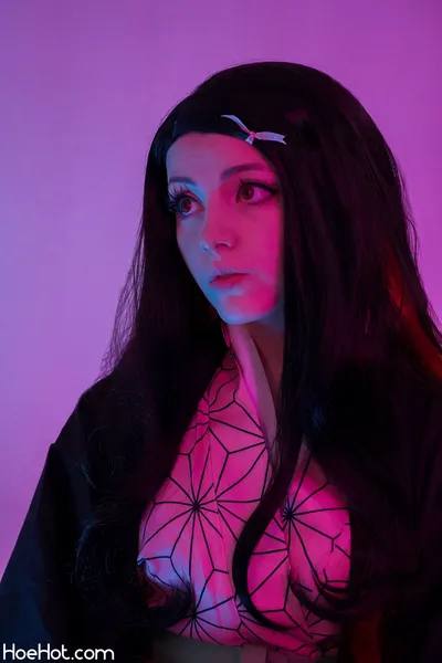 Olyashaa - Nezuko nude cosplay leaked 301748