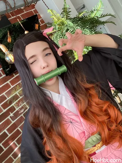 Kiko Baka - Nezuko nude cosplay leaked 452104