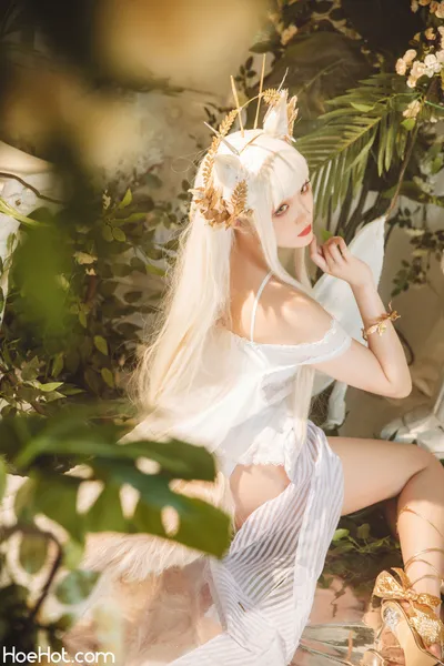 瓜希酱 - Platinum Shimmering Dew (Arknights) nude cosplay leaked 326037