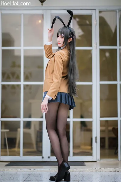 瓜希酱 - 樱岛麻衣 校服 nude cosplay leaked 42176