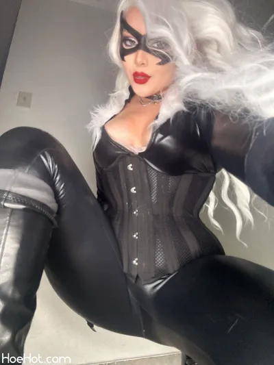 Natylikespizza - Black Cat nude cosplay leaked 272167