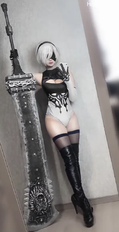 [プー] Yorha 2B of Nier: Automata nude cosplay leaked 477320