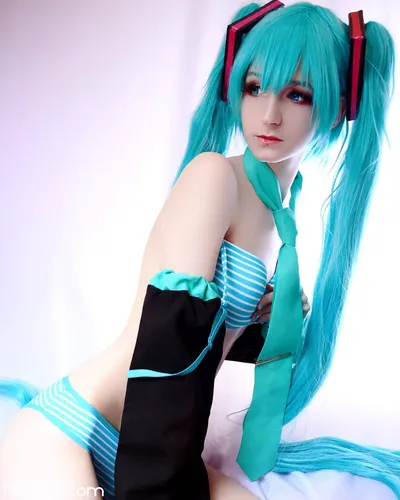 Holly White - Miku nude cosplay leaked 334354