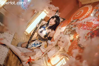 miko酱ww&amp;花京院腥鱼 - 胡桃 nude cosplay leaked 428590