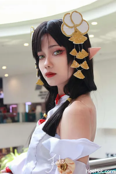 Arena of Valor Cosplay Fox Shrine Maiden Tel&#039;Annas nude cosplay leaked 217255