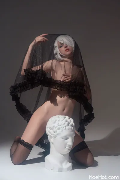 Shirogane Sama - 2B Black Bride nude cosplay leaked 539129