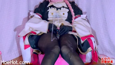 [eyu no isyoubeya(eyu)] Cum fountain ejaculates a lot and bukkake into black stockings &amp; costume! Astolfo Saber cosplay femboy masturbates with vibrator &amp; dildo! [crossdressing・FGO] nude cosplay leaked 125977