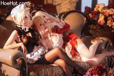 半半子X面饼仙儿 – Kyrielight Maid nude cosplay leaked 520543