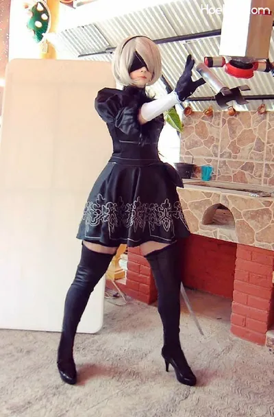 DarkWaifuTrap  -  2B nude cosplay leaked 555357