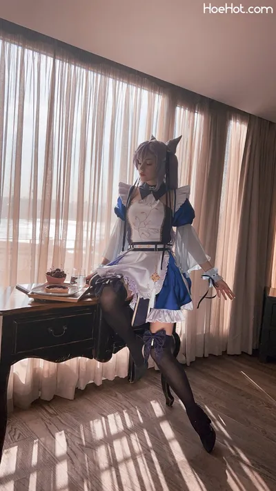 Shirogane-Sama - Keqing Maid nude cosplay leaked 315296