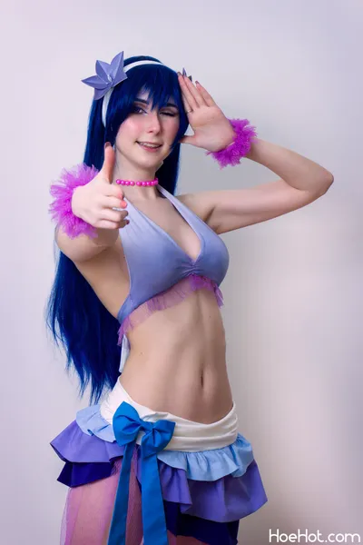 NatsumiPon - Umi Sonoda Bikini nude cosplay leaked 378048