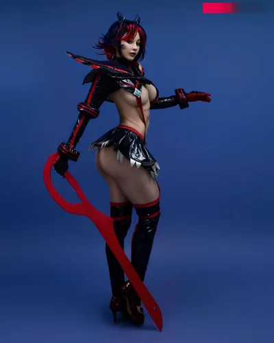 Yuan Herong - Ryuko nude cosplay leaked 14119