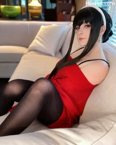 Hiso Neko - Yor nude cosplay leaked 376699