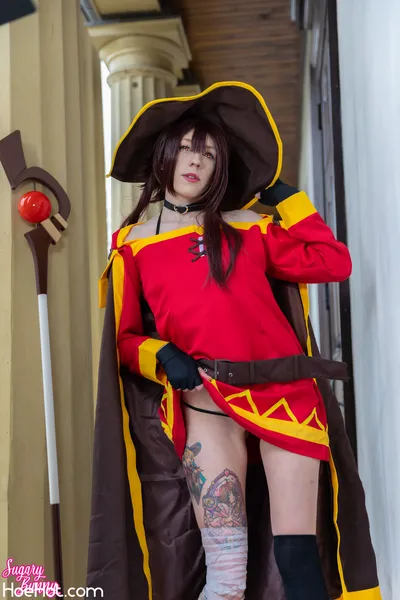 SugaryBunny - Megumin nude cosplay leaked 525639