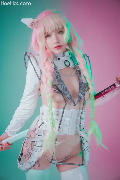 [DJAWA] Son YeEun 손예은 - Cyber Hunter Mitsuri nude cosplay leaked 445508