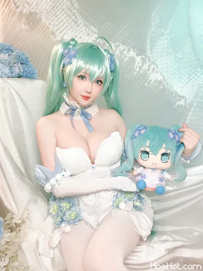 星之迟迟 初音未来粉蝶花精灵 Small nude cosplay leaked 31511