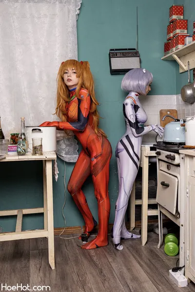 Olyashaa - Rei &amp; Asuka nude cosplay leaked 292278