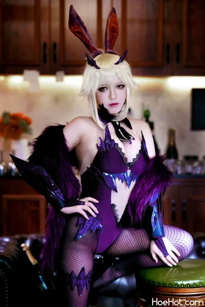 半半子 – LancerAlter Bunny nude cosplay leaked 521142