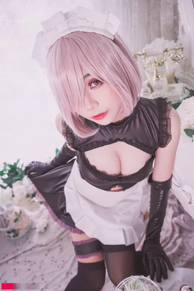 Mimmissu - Mashu maid nude cosplay leaked 8727