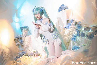 星之迟迟 初音未来粉蝶花精灵 Small nude cosplay leaked 31495